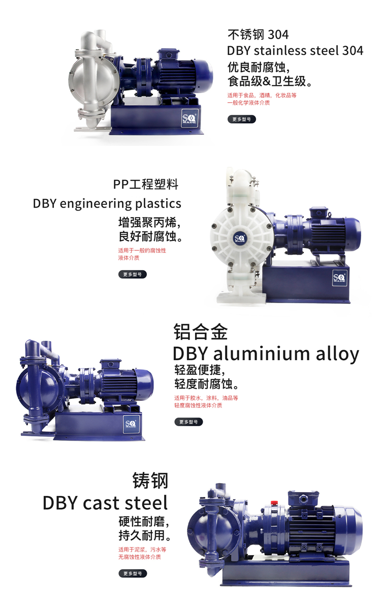 DBY-65不锈钢电动隔膜泵